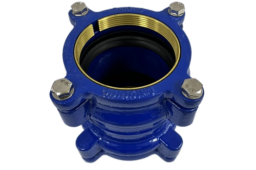 Муфта чугунная соединительная для ПЭ труб ДРК-Е Benarmo Ру10/16 Муфта чугунная соединительная для ПЭ труб ДРК-Е Benarmo Ру10/16 Иваново