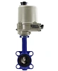 Затвор дисковый поворотный DN.ru WBV3232E-2W-Fb-H Ду150 Ру16, корпус - нержавеющая сталь 316L, диск - нержавеющая сталь 316L, уплотнение - EPDM, с взрывозащищенным электроприводом ГЗ-ОФВ-110/11М 220В Иваново