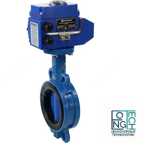 Затвор дисковый поворотный межфланцевый чугунный с чугунным диском манжета EPDM с электроприводом Q 380В Benarmo  Ду50-200 Ру16 Затвор дисковый поворотный межфланцевый чугунный с чугунным диском манжета EPDM с электроприводом Q 380В Benarmo  Ду50-200 Ру16 Иваново