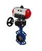 Затвор дисковый поворотный DN.ru WBV1413E-2W-Fb-H Ду150 Ру16, корпус - чугун GGG50, диск - чугун GGG40, уплотнение - EPDM, с пневмоприводом DN.ru PA-DA-105 двойного действия, пневмораспределителем 4М310-08 220В NAMUR, ручным дублером MON3-700-T38-ISO Иваново