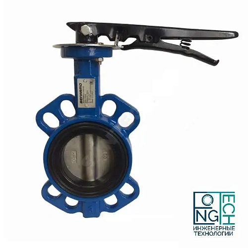 Затвор дисковый поворотный межфланцевый чугунный с нержавеющим диском манжета NBR с рукояткой Benarmo Ду40-300 Ру16 Затвор дисковый поворотный межфланцевый чугунный с нержавеющим диском манжета NBR с рукояткой Benarmo Ду40-300 Ру16 Иваново
