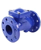 Клапан обратный DN.ru VCB1414N-F Ду80 Ру16 фланцевый, шаровой, со сливной пробкой, корпус - чугун, шар -  чугун, уплотнение - NBR Иваново