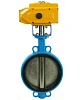 Затвор дисковый поворотный DN.ru WBV1413E-2W-Fb-H Ду300 Ру16, корпус - чугун GGG50, диск - чугун GGG40, уплотнение - EPDM, с электроприводом DN.ru QT-N-060EM-A1-220VAC-У1 220В (4-20мА) HARK Иваново