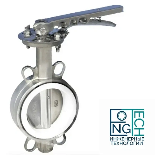 Затвор дисковый поворотный 316L-316L-NBR Ду40-300 Ру16, корпус - нержавеющая сталь, диск - нержавеющая сталь, уплотнение - NBR, с ручкой Затвор дисковый поворотный 316L-316L-NBR Ду40-300 Ру16, корпус - нержавеющая сталь, диск - нержавеющая сталь, уплотнение - NBR, с ручкой Иваново