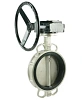 Затвор дисковый поворотный DN.ru WBV3232E-2W-Fb-H Ду100 Ру16 межфланцевый, корпус - нержавеющая сталь 316L, диск - нержавеющая сталь 316L, уплотнение - EPDM, с редуктором RDN RQN2-150Z-T24 Иваново
